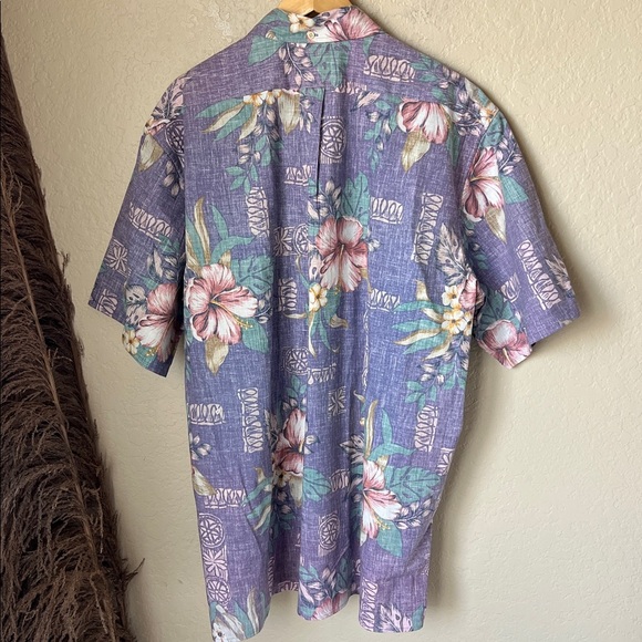 NWT Reyn spooner purple Hawaiian shirt - Picture 7 of 8